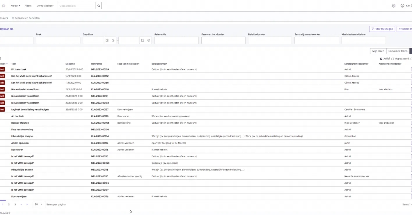 Anchr Adaptive Case Management bij VMRI - taakgestuurde app